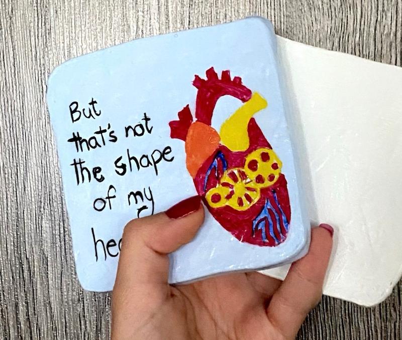 زیرلیوانی متن دار