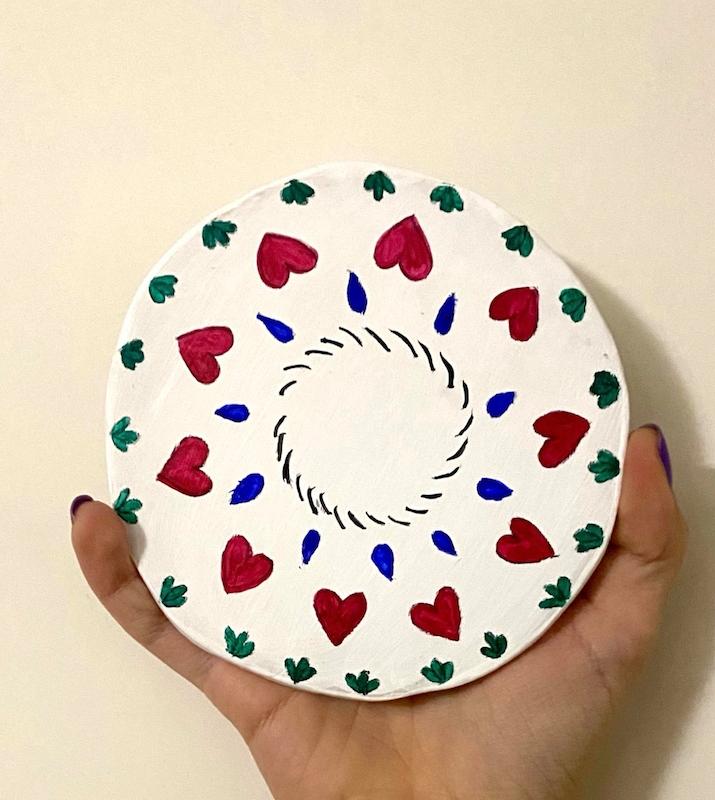 زیرلیوانی قلب قلبی گرد