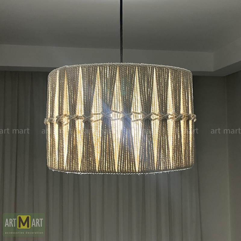 لوستر تزیینی مدل مکرومه مراکشی طرح پاپیون کد 3520