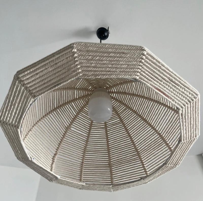 لوستر بافتنی مدل گنبدی مکرومه کد 4025