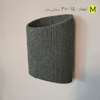لوستر دیواری مکرومه بافی ساده عمودی و افقی