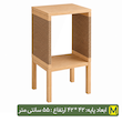 میز عسلی چوبی مربعی شکل با مکرومه بافی در 8 رنگ