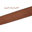 کمربند چرم مصنوعی برند رابو 3.5 سانت طرح دوخت