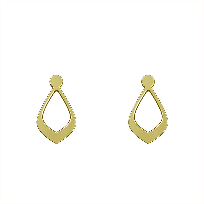 گوشواره طلا مدل اشک کد GA10004
