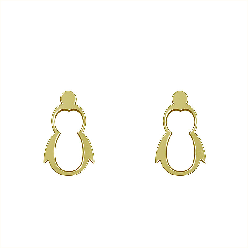 گوشواره طلا مدل پنگوئن کد GA10496