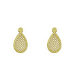 گوشواره طلا مدل اشک کد GA10538