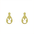 گوشواره طلا مدل خرگوش کد GA10667