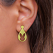 گوشواره طلا مدل خرگوش کد GA10667
