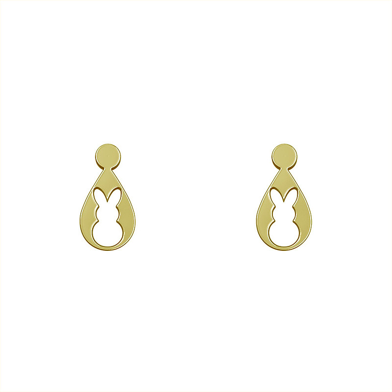گوشواره طلا مدل خرگوش کد GA10682