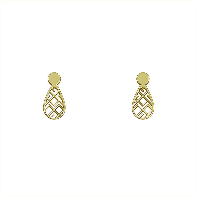گوشواره طلا مدل اشک کد GA10713