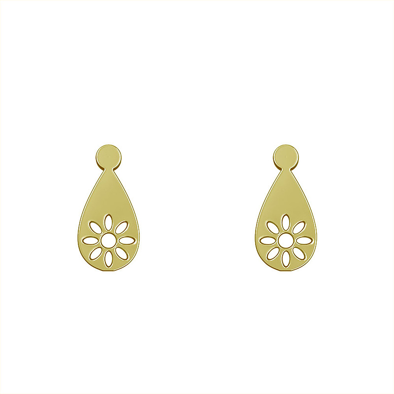 گوشواره طلا مدل خورشید کد GA10733