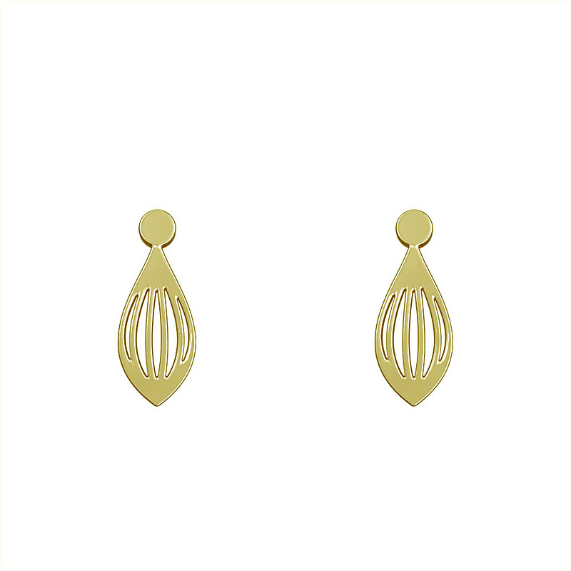 گوشواره طلا مدل اشک کد GA10838