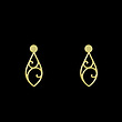 گوشواره طلا مدل اشک کد GA10843