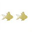 گوشواره طلا مدل ماهی کد GA10867