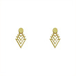 گوشواره طلا مدل مثلث کد GA10871