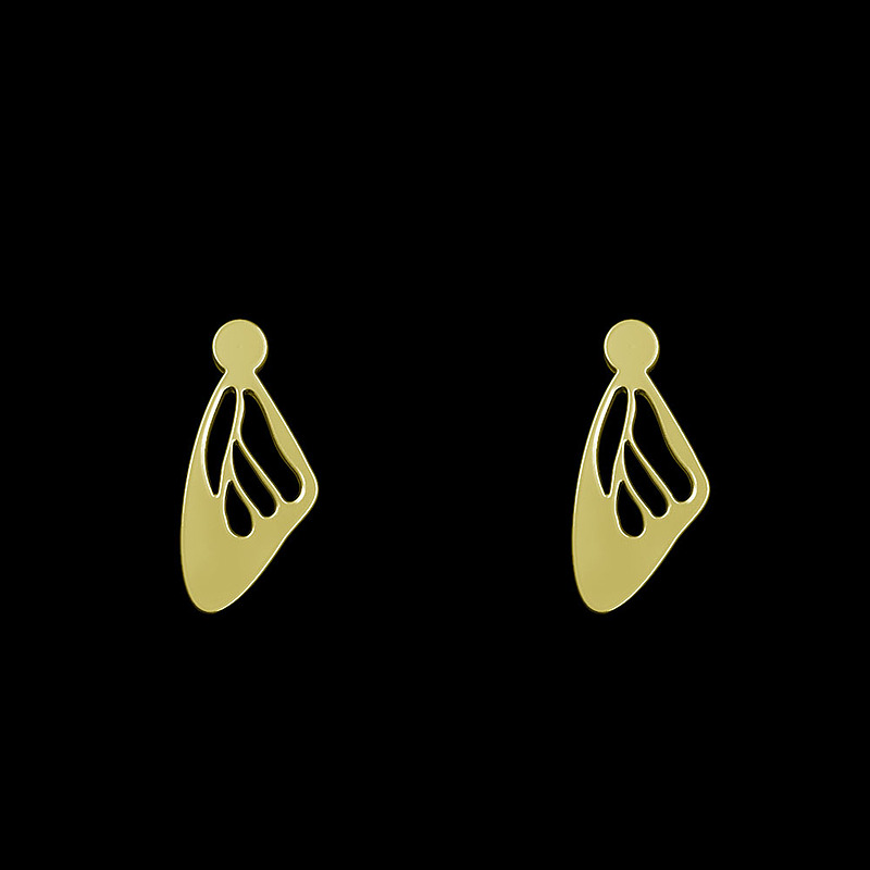 گوشواره طلا مدل بال پروانه کد GA11102
