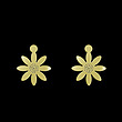 گوشواره طلا مدل خورشید کد GA11105