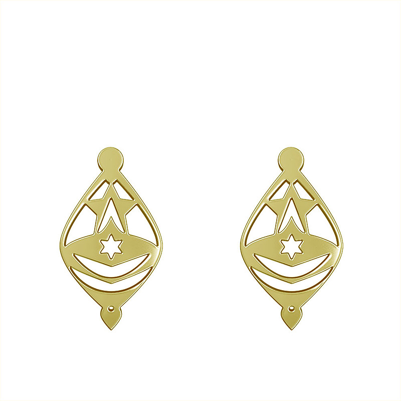 گوشواره طلا مدل ستاره کد GA11132