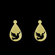 گوشواره طلا مدل پرنده کد GA11216