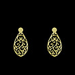 گوشواره طلا مدل اشک اسلیمی کد GA11341