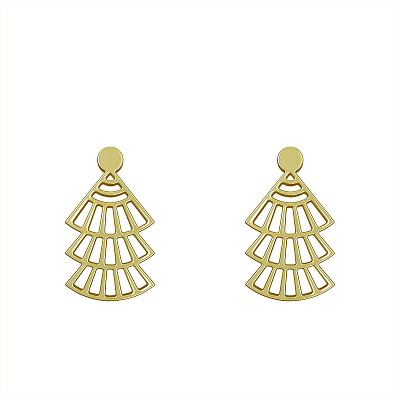گوشواره طلا مدل هندسی کد GA11360