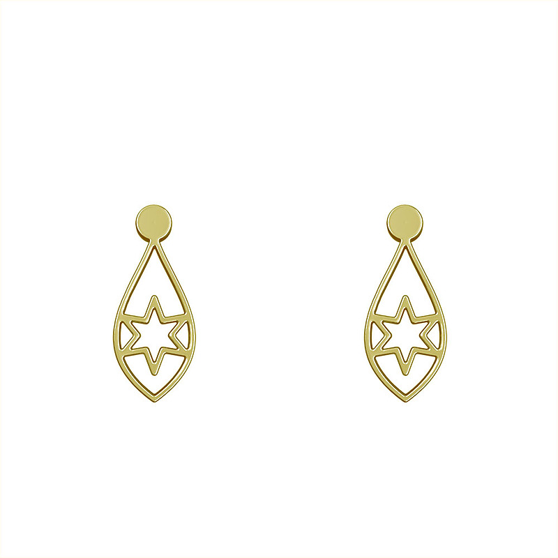 گوشواره طلا مدل ستاره کد GA11506