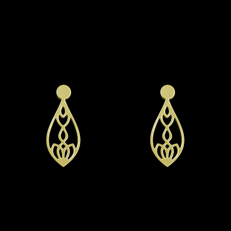 گوشواره طلا مدل اشک کد GA11518