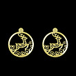 گوشواره طلا مدل گوزن کد GA11562