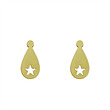 گوشواره طلا مدل ستاره کد GA11624