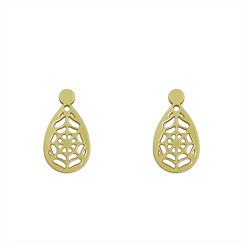 گوشواره طلا مدل تار عنکبوت کد GA11643