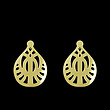 گوشواره طلا مدل هندسی کد GA11648