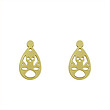 گوشواره طلا مدل هندسی کد GA11653