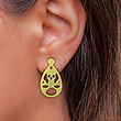 گوشواره طلا مدل هندسی کد GA11653