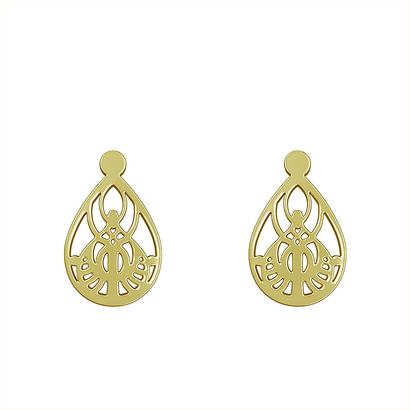 گوشواره طلا مدل هندسی کد GA11686