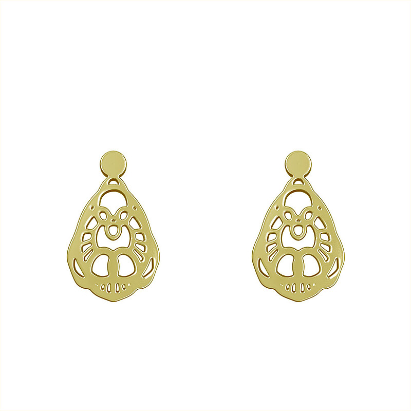 گوشواره طلا مدل هندسی کد GA11687
