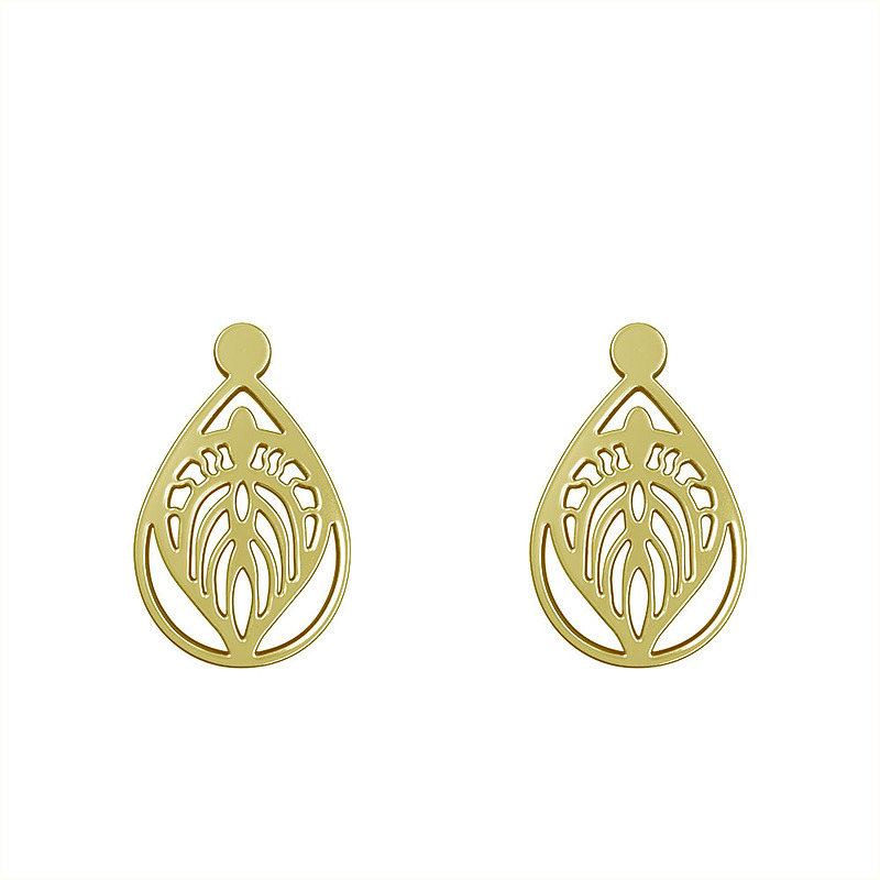 گوشواره طلا مدل هندسی کد GA11702