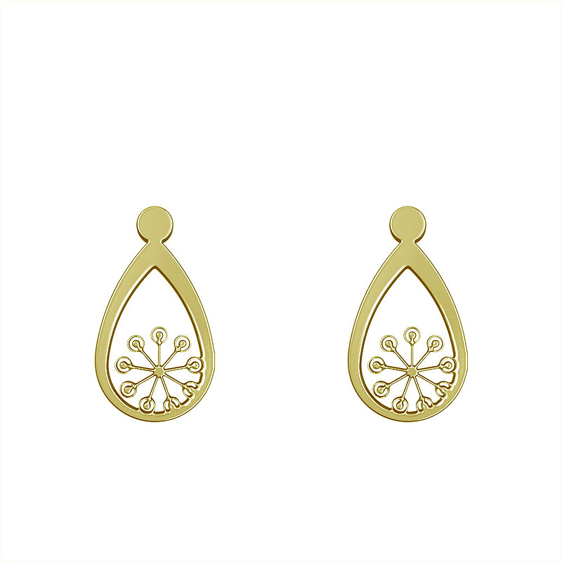 گوشواره طلا مدل هندسی کد GA11761