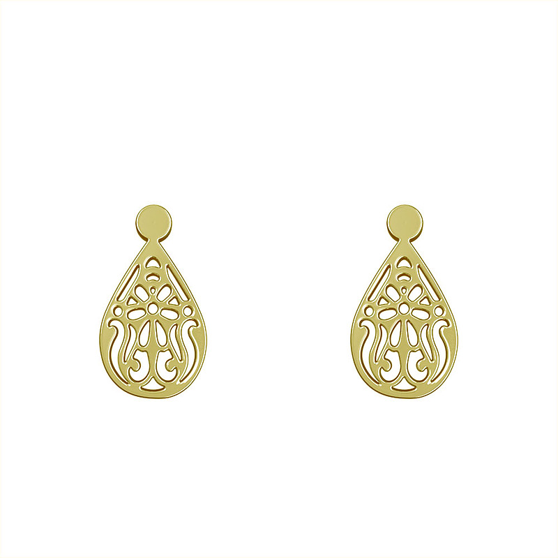 گوشواره طلا مدل هندسی کد GA11772
