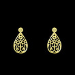 گوشواره طلا مدل هندسی کد GA11772
