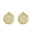 گوشواره طلا مدل دایره اسلیمی کد GA11778