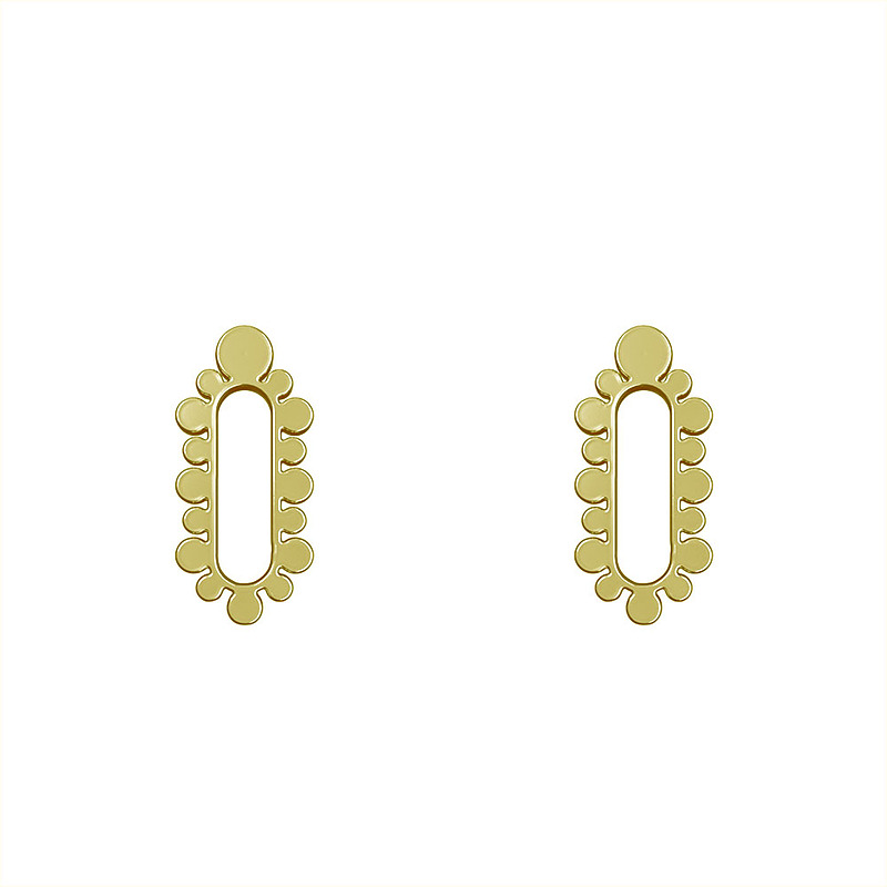 گوشواره طلا مدل هندسی کد GA11827