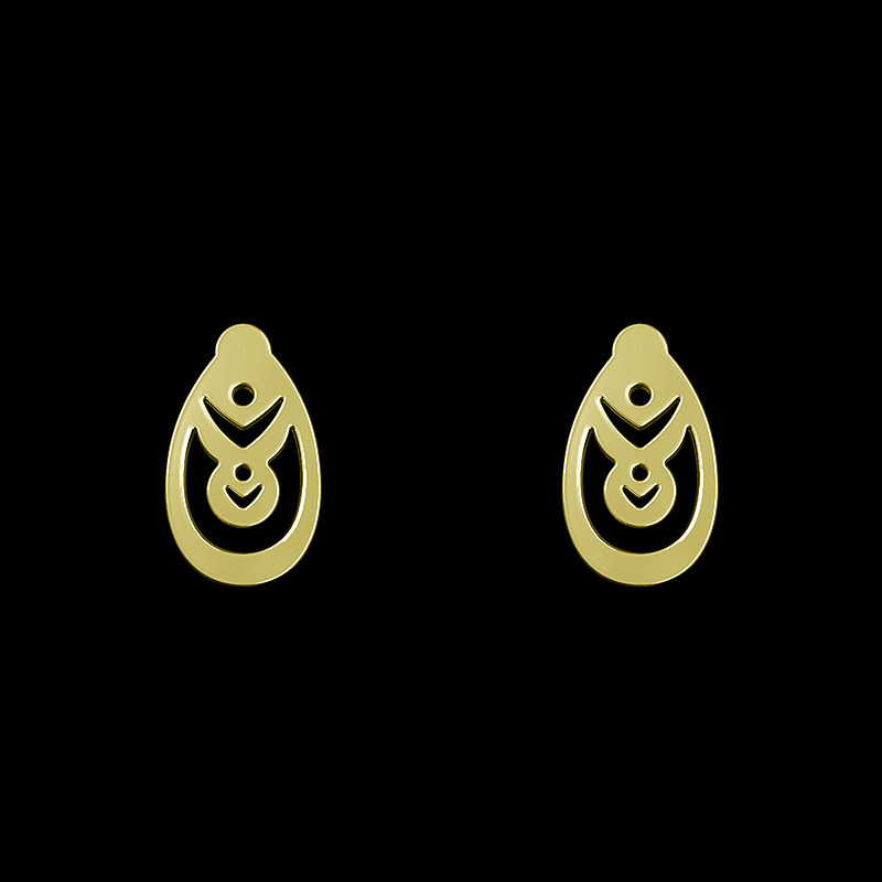 گوشواره طلا مدل هندسی کد GA11978