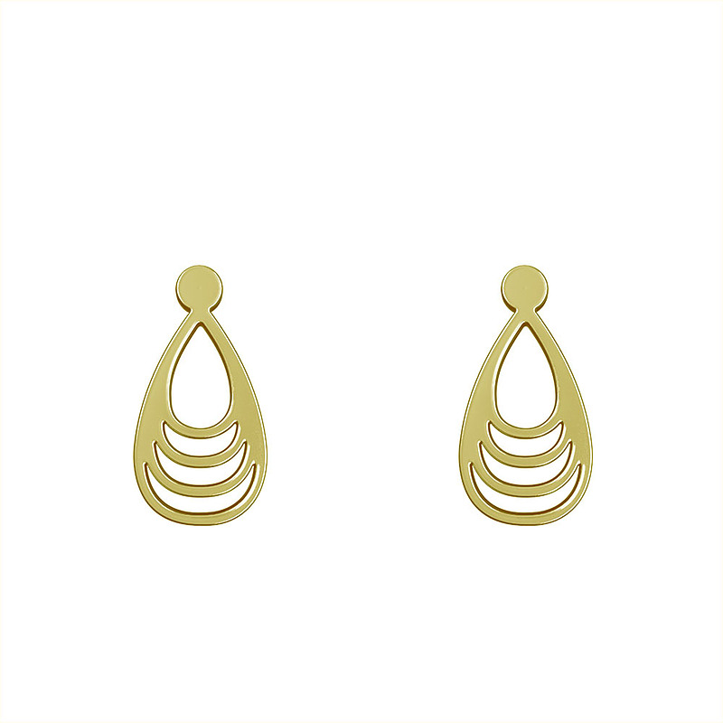 گوشواره طلا مدل اشک کد GA12049