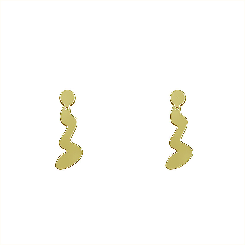 گوشواره طلا مدل مار کد GA12074