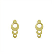 گوشواره طلا مدل حلقه کد GA12086