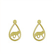 گوشواره طلا مدل روباه کد GA12255