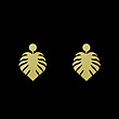 گوشواره طلا مدل برگ کد GA12624