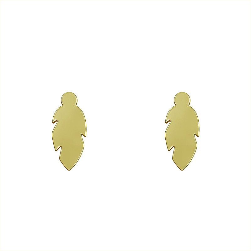 گوشواره طلا مدل برگ کد GA12673