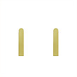 گوشواره طلا مدل مستطیل کد GA12706