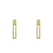 گوشواره طلا مدل مستطیل کد GA12707